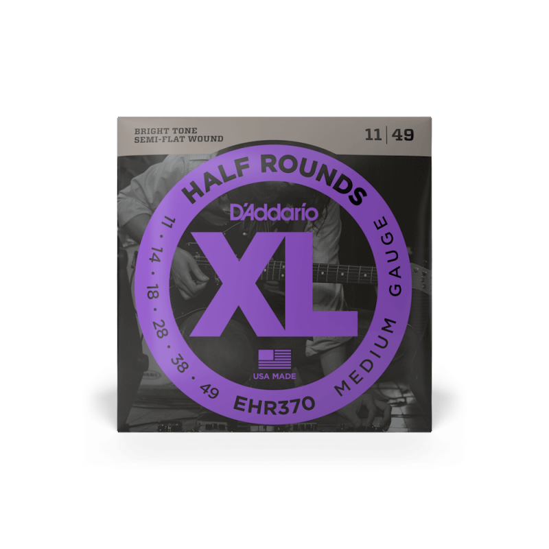 Набір струн D'ADDARIO EHR370 XL HALF ROUNDS MEDIUM (11-49)